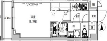 エスレジデンス本所吾妻橋 404 間取り図