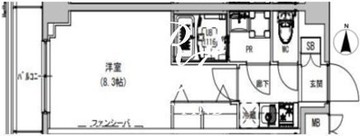 エスレジデンス本所吾妻橋 505 間取り図