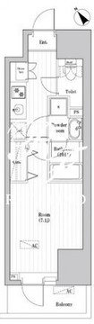 オーパスレジデンス武蔵小山 1301 間取り図
