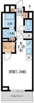 レジデンス白金コローレ 202 間取り図