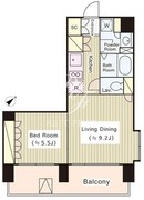 コートラクリア京橋 101 間取り図