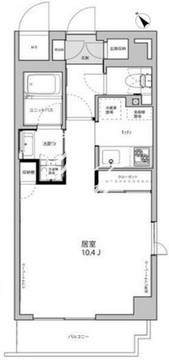 プライムアーバン麻布十番 902 間取り図