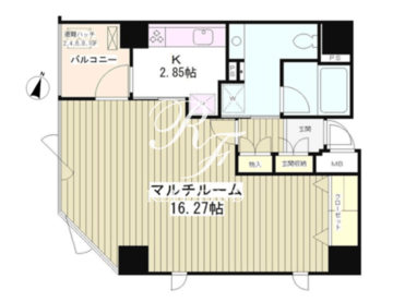 クレイドル日本橋 901 間取り図