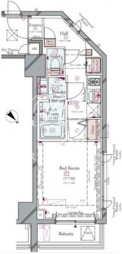 コンシェリア門前仲町SAKURA PROMENADE 903 間取り図