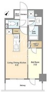 ラサンテ文京千駄木 306 間取り図
