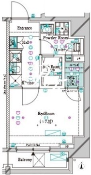 ガリシア大塚駅前 1101 間取り図