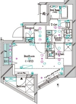 ガリシア大塚駅前 203 間取り図