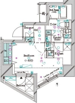 ガリシア大塚駅前 503 間取り図