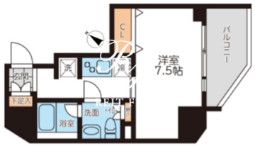 グランパセオ本駒込 801 間取り図