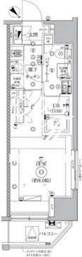 セジョリ浅草 701 間取り図