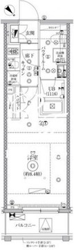 セジョリ浅草 602 間取り図