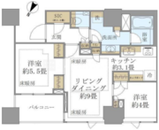 パークコート千代田四番町 812 間取り図