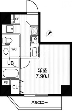 ブランセ森下 203 間取り図