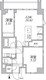 アジールコート麻布十番 801 間取り図