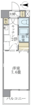 イーストコート芝 1004 間取り図