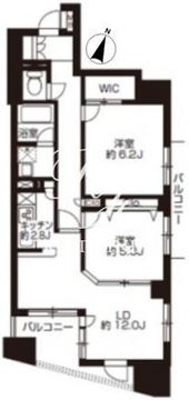プライムアーバン日本橋大伝馬町 1204 間取り図
