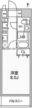 レオーネ南千住2 404 間取り図