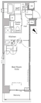 プラウドフラット中落合 505 間取り図