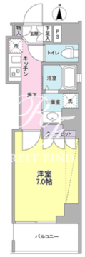 セルビシエ白金 501 間取り図