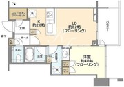 ブランズタワー芝浦 806 間取り図
