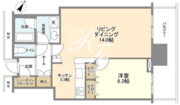 リガーレ日本橋人形町 2202 間取り図