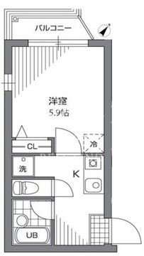 プライムアーバン目黒リバーサイド 101 間取り図