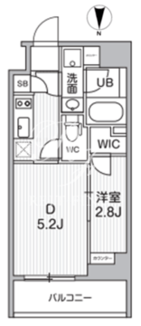 オルタナ東池袋 201 間取り図