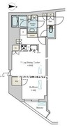 ディームス蔵前レジデンス 1501 間取り図