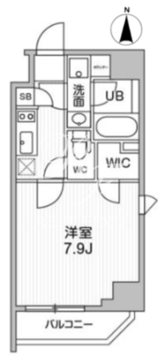 オルタナ東池袋 207 間取り図