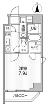 オルタナ東池袋 507 間取り図