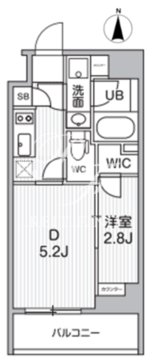 オルタナ東池袋 209 間取り図