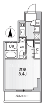 オルタナ東池袋 211 間取り図
