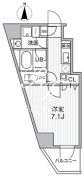 オルタナ東池袋 512 間取り図