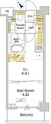 パークアクシス門前仲町テラス 707 間取り図