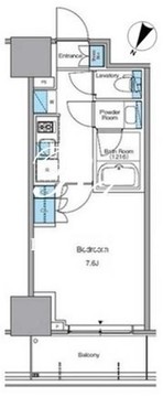 ルフォンプログレ渋谷ヒルトップ 1311 間取り図