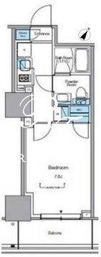 ルフォンプログレ渋谷ヒルトップ 1005 間取り図