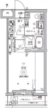 リルシア西馬込 101 間取り図