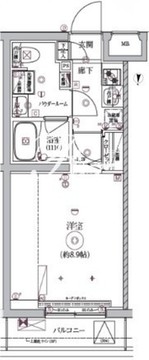 リルシア西馬込 104 間取り図