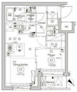 シーフォルム門前仲町 308 間取り図